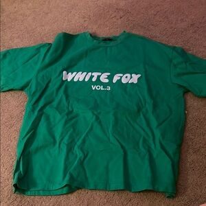 Green Women’s White Fox T Shirt